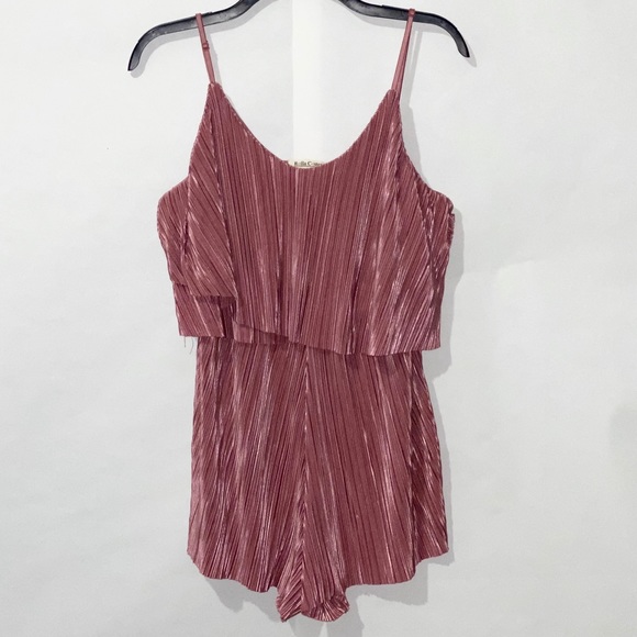 Rolla Coster Pants - Rolla Coaster Satin Pink Romper